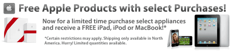 FREE Apple Products with select purchases!