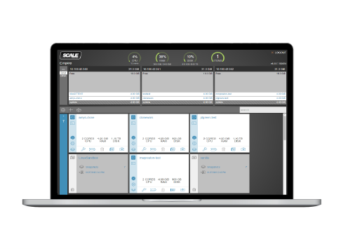 Scale Computing HC3 HyperCore Software Virtualization Laptop